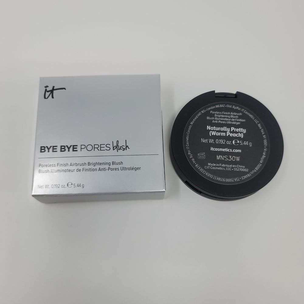 IT Cosmetics Bye Bye Pores Airbrush Blush 0.192 oz Naturally Pretty Warm Peach - Picture 5 of 6